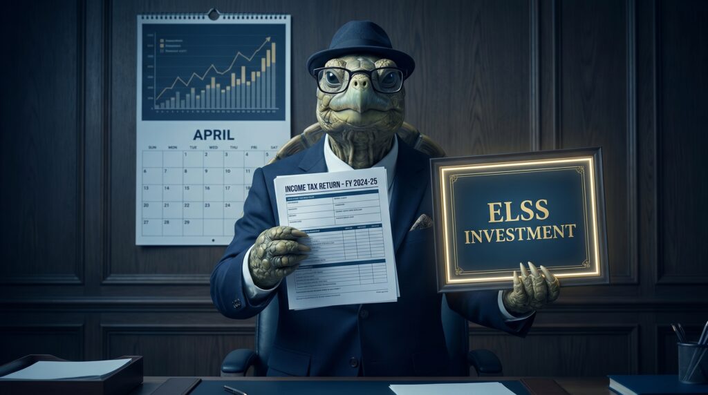 Gyani Turtle guide to how to save tax using ELSS funds — start SIP in April not March