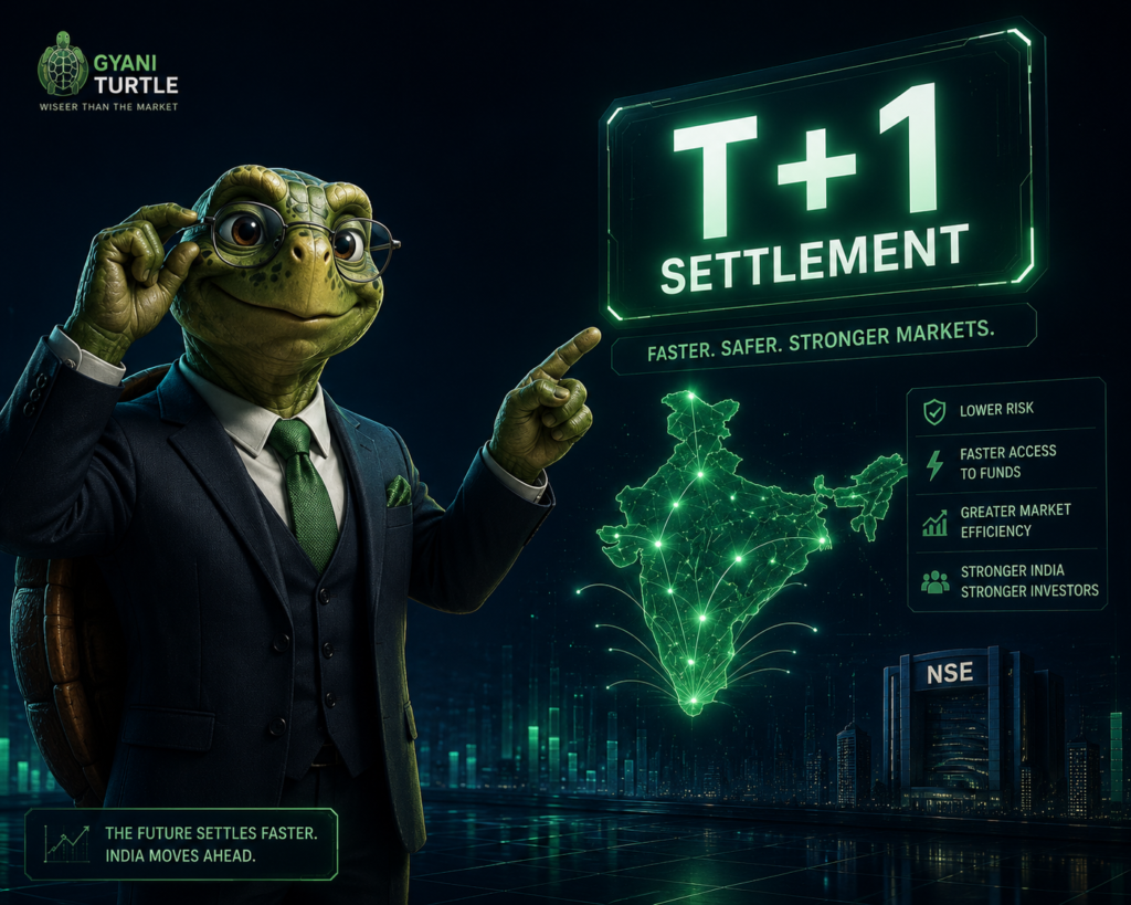 Gyani Turtle explaining how to buy EGR in India and benefits of T+1 settlement for gold investors in 2026