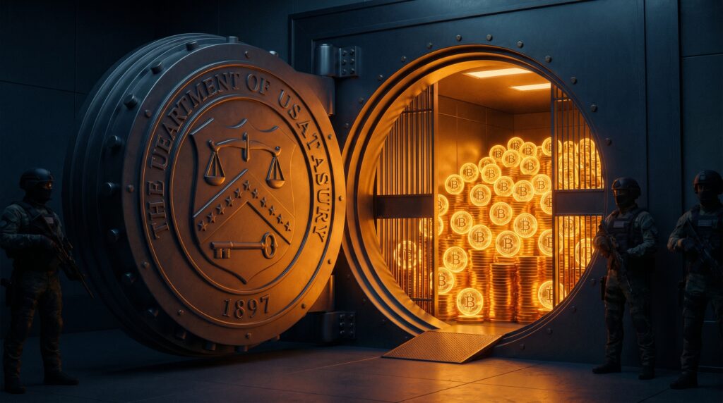 US Strategic Bitcoin Reserve — America's sovereign Bitcoin vault holding 330,000 BTC in 2026