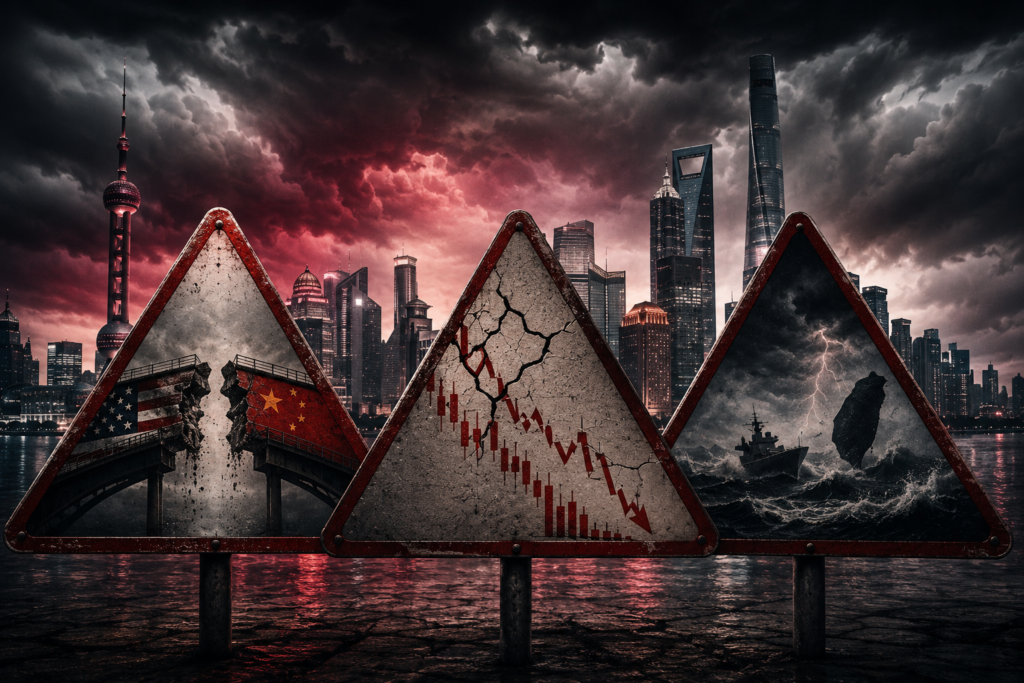 Three risks of investing in China from India 2026 — US trade war, regulatory crackdown, and Taiwan geopolitical premium