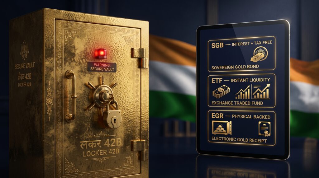 SGB vs Gold ETF vs EGR — best way to buy gold in India 2026 comparison for Indian investors