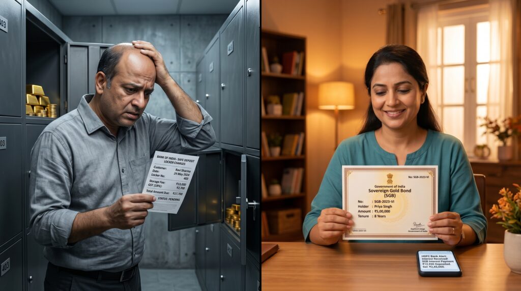 SGB vs physical gold wrong choice right choice Indian investor 2026