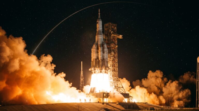 SpaceX IPO concept image showing a rocket launch with a rising market chart, representing valuation, capital raise, xAI, and public-market risk.